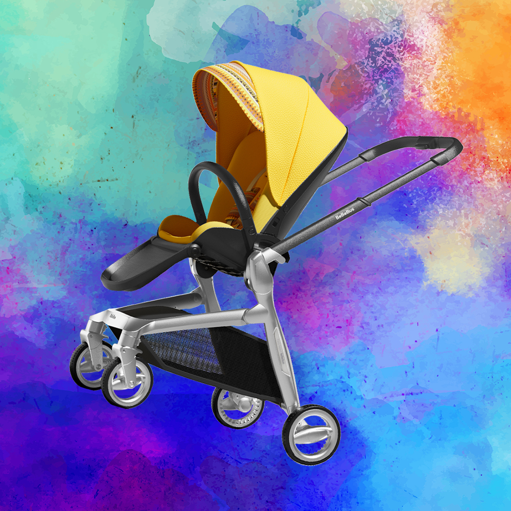 COCHE DE BEBE BEBEBUS ART+ AMARILLO